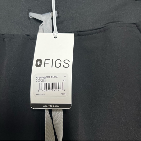 Figs Black High Waisted Zamora Joggers - Picture 7 of 10